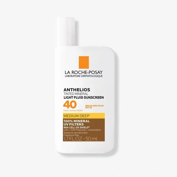 La Roche-Posay Anthelios Tinted Mineral Light Fluid Sunscreen Medium dee… - Picture 6 of 9
